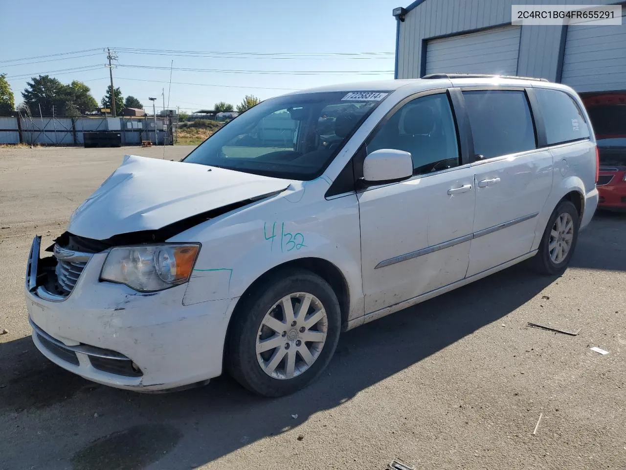 2015 Chrysler Town & Country Touring VIN: 2C4RC1BG4FR655291 Lot: 72258314