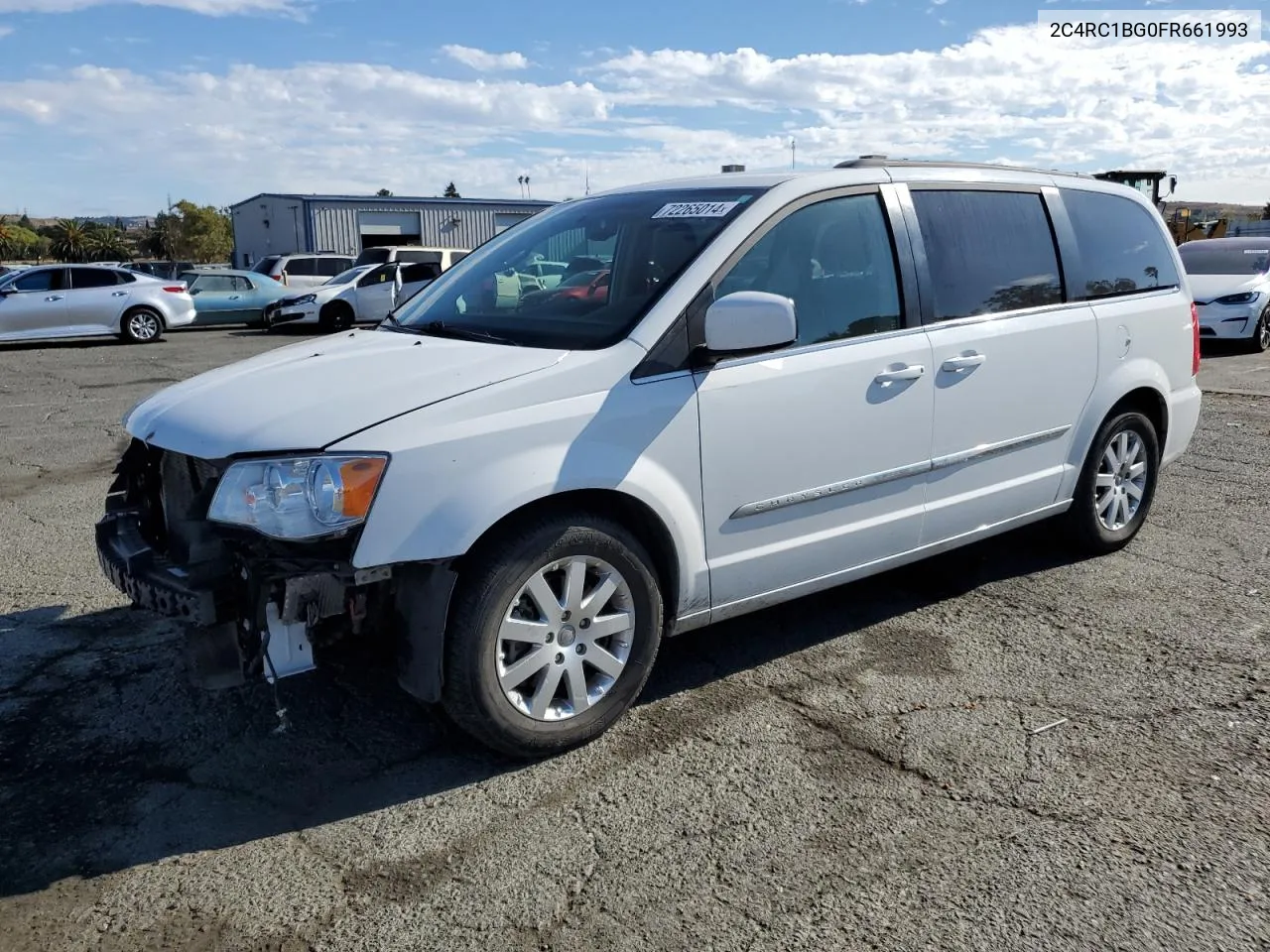 2015 Chrysler Town & Country Touring VIN: 2C4RC1BG0FR661993 Lot: 72265014