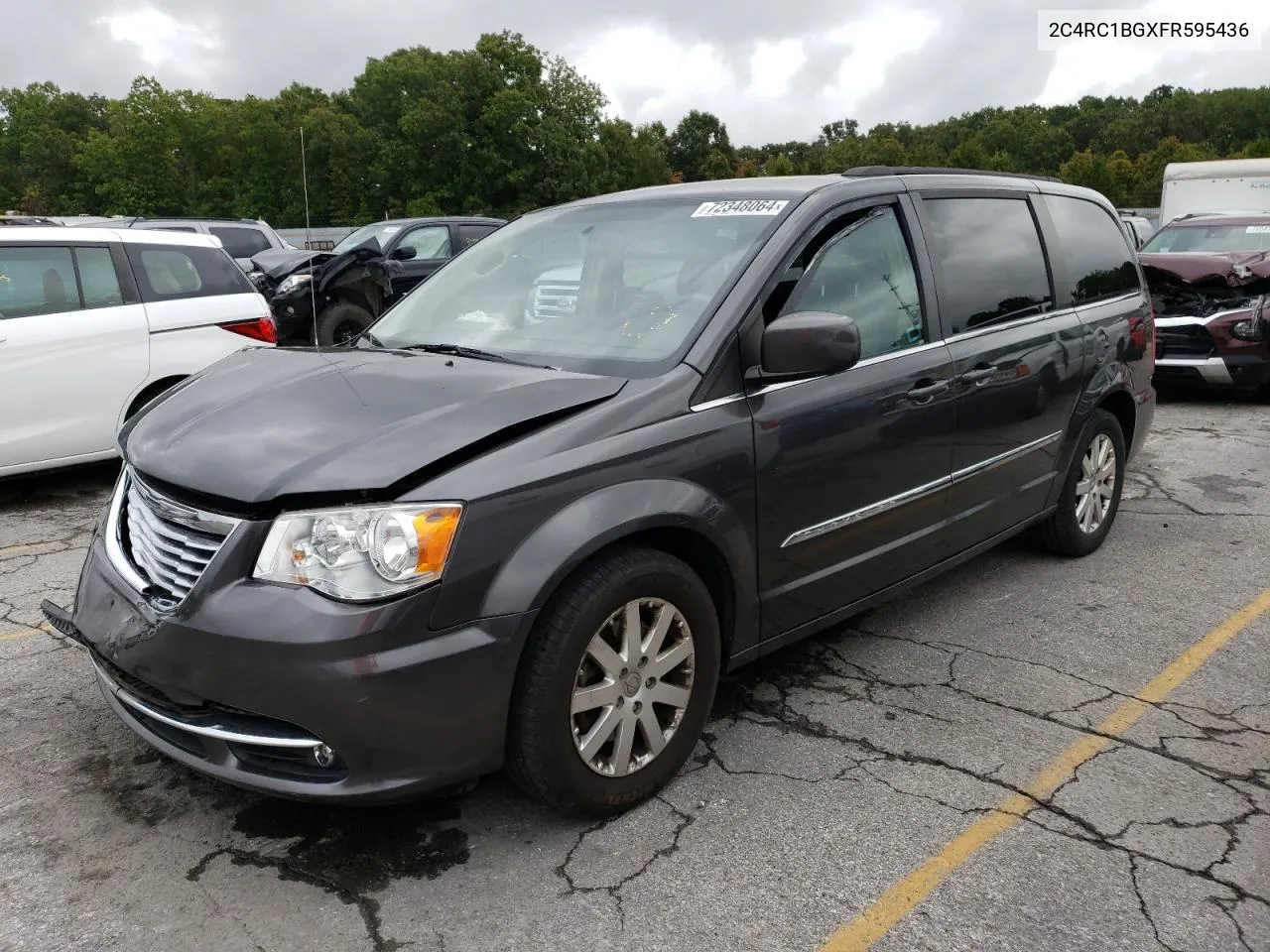 2015 Chrysler Town & Country Touring VIN: 2C4RC1BGXFR595436 Lot: 72348064