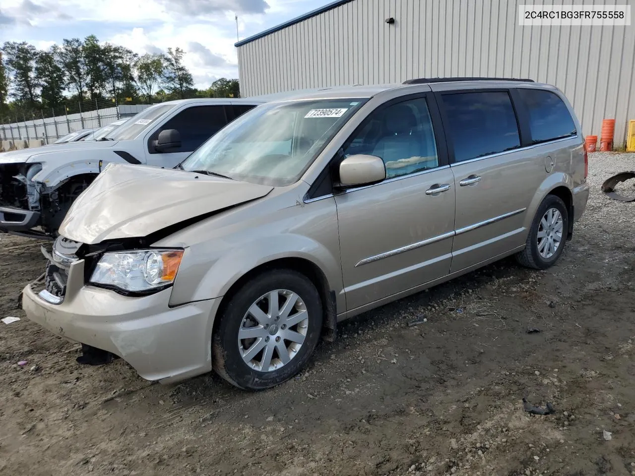 2015 Chrysler Town & Country Touring VIN: 2C4RC1BG3FR755558 Lot: 72390574