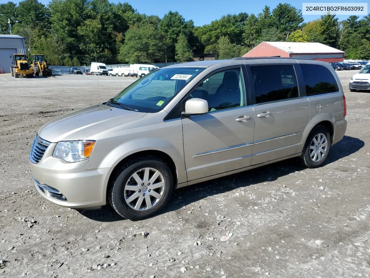 2015 Chrysler Town & Country Touring VIN: 2C4RC1BG2FR603092 Lot: 73294564