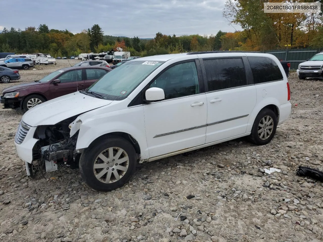 2015 Chrysler Town & Country Touring VIN: 2C4RC1BG1FR588438 Lot: 74212604