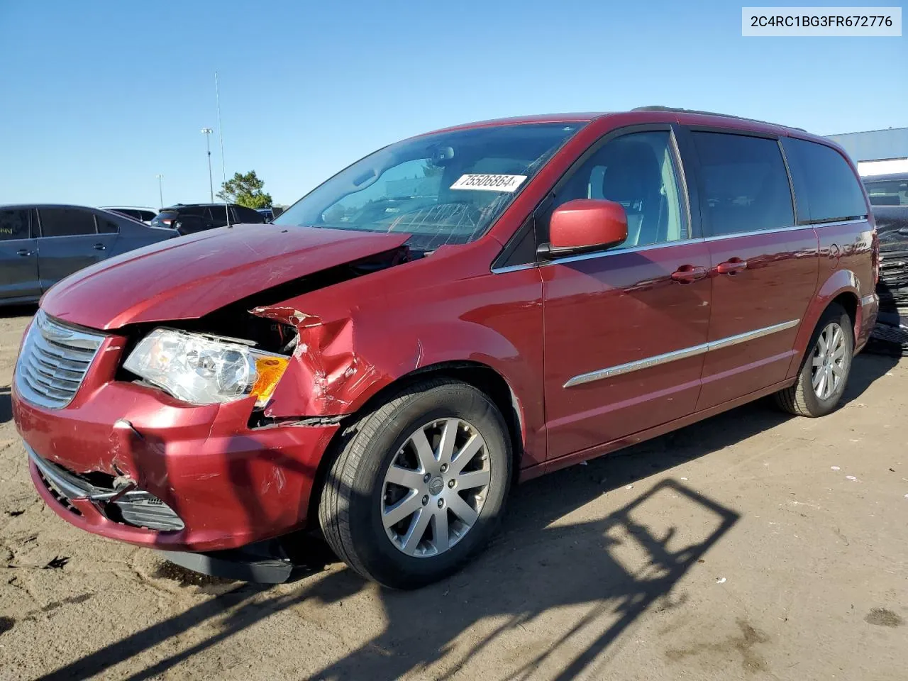 2015 Chrysler Town & Country Touring VIN: 2C4RC1BG3FR672776 Lot: 75506864