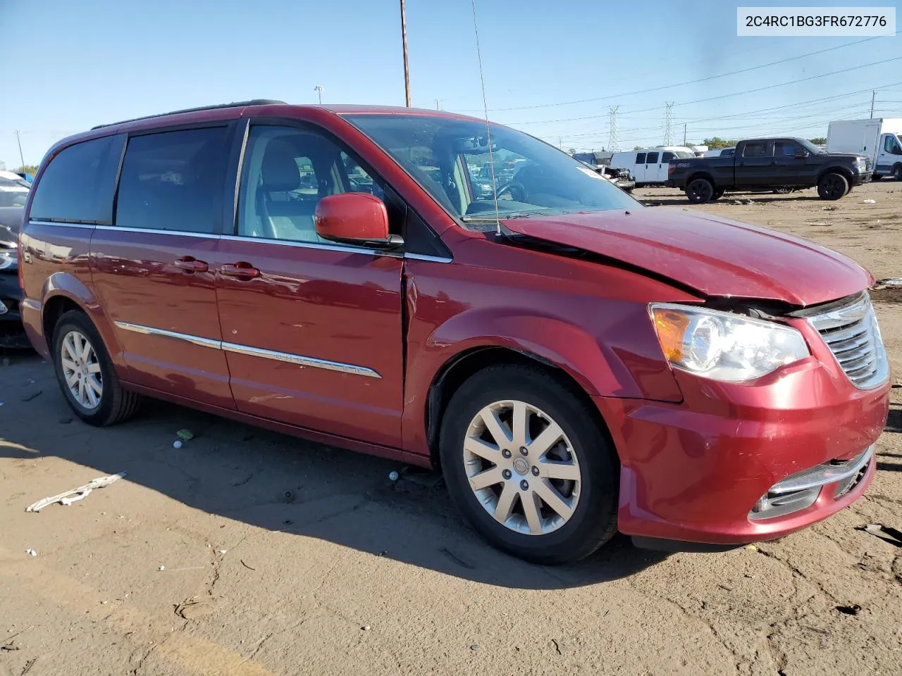 2015 Chrysler Town & Country Touring VIN: 2C4RC1BG3FR672776 Lot: 75506864