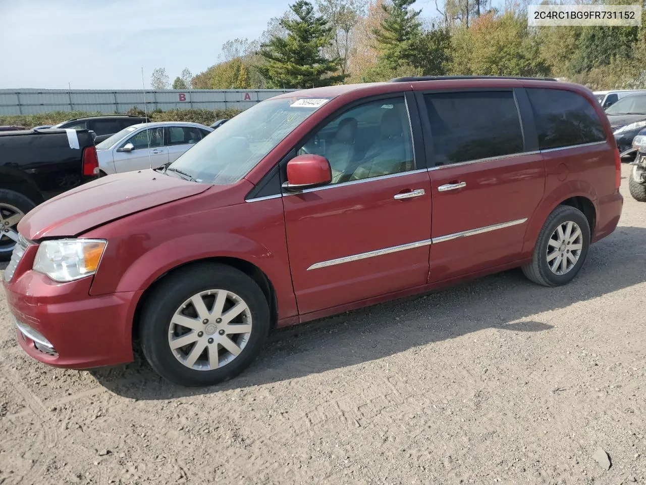 2015 Chrysler Town & Country Touring VIN: 2C4RC1BG9FR731152 Lot: 75694404