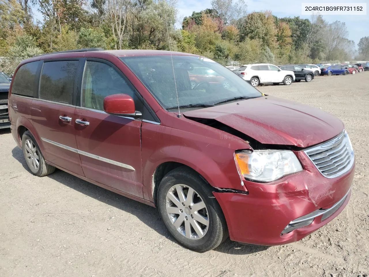 2015 Chrysler Town & Country Touring VIN: 2C4RC1BG9FR731152 Lot: 75694404