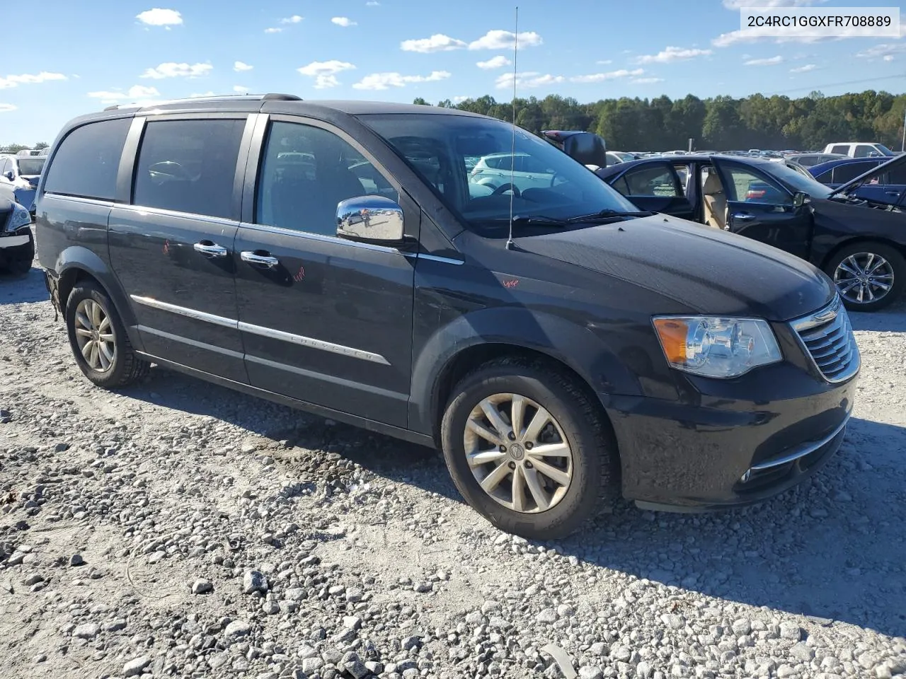 2015 Chrysler Town & Country Limited Platinum VIN: 2C4RC1GGXFR708889 Lot: 75701314