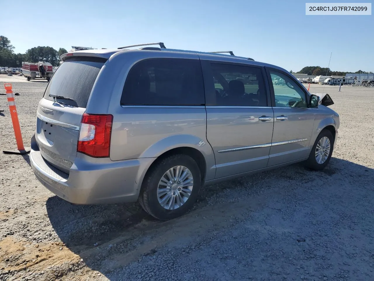 2015 Chrysler Town & Country Limited VIN: 2C4RC1JG7FR742099 Lot: 76175574