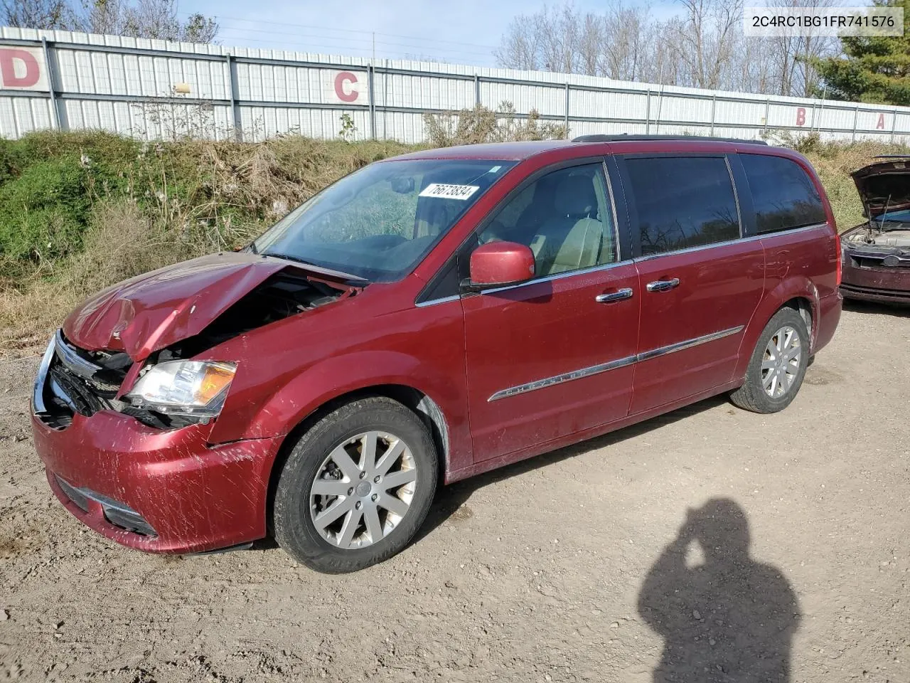 2015 Chrysler Town & Country Touring VIN: 2C4RC1BG1FR741576 Lot: 76673834