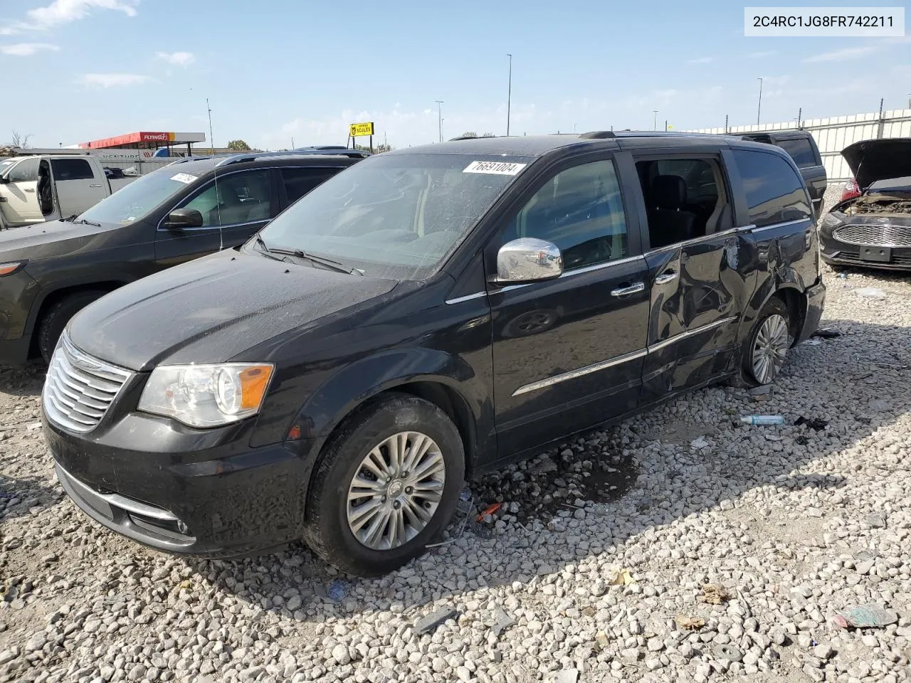 2015 Chrysler Town & Country Limited VIN: 2C4RC1JG8FR742211 Lot: 76691004