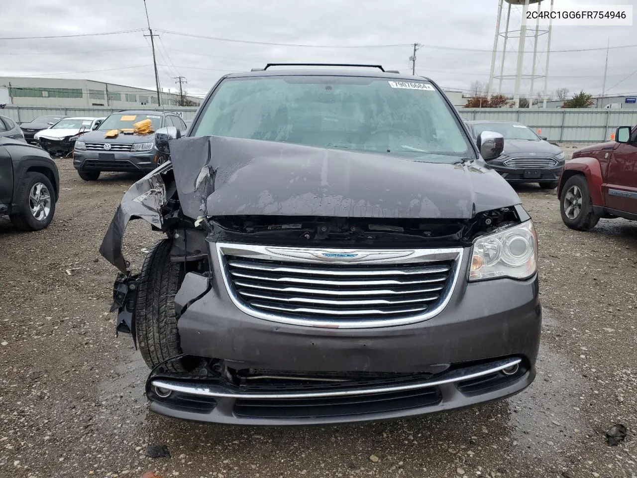 2015 Chrysler Town & Country Limited Platinum VIN: 2C4RC1GG6FR754946 Lot: 79076684