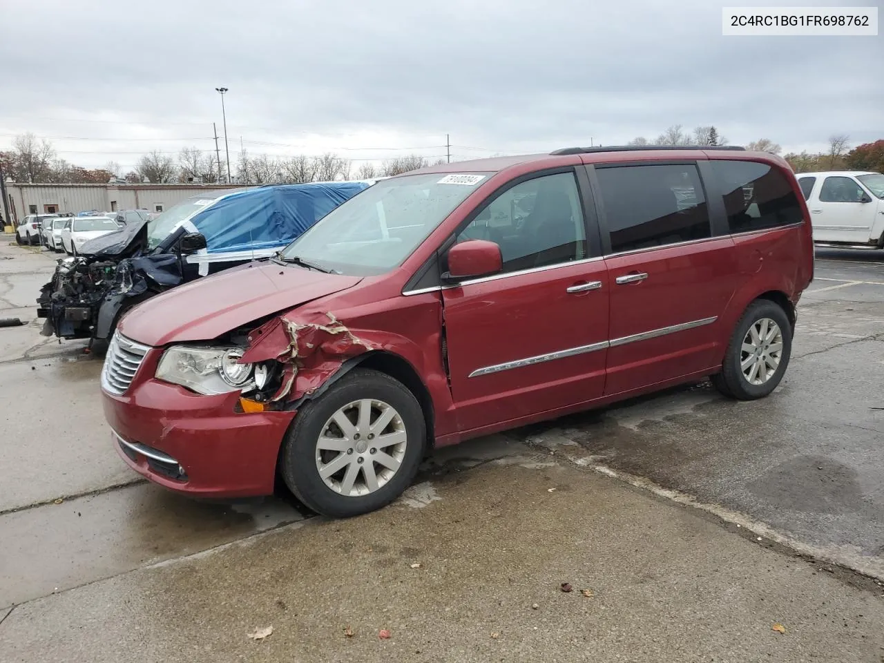 2015 Chrysler Town & Country Touring VIN: 2C4RC1BG1FR698762 Lot: 79100094