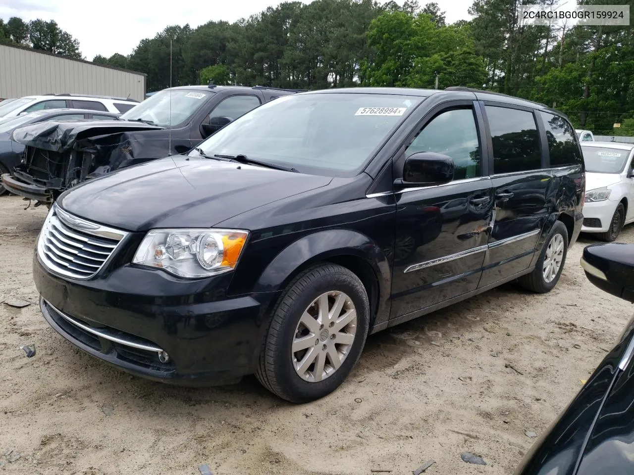 2016 Chrysler Town & Country Touring VIN: 2C4RC1BG0GR159924 Lot: 57628994