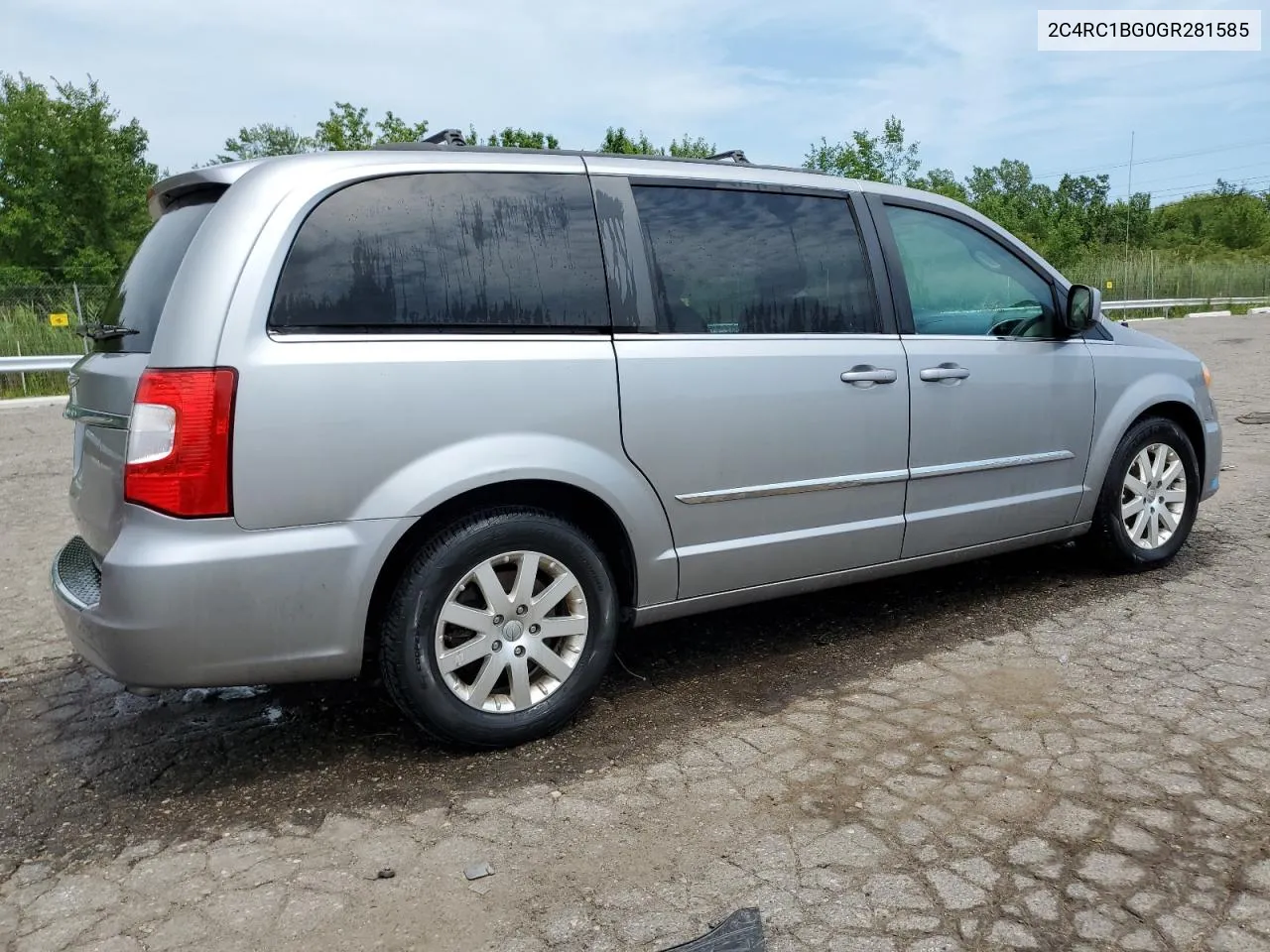 2016 Chrysler Town & Country Touring VIN: 2C4RC1BG0GR281585 Lot: 62078874