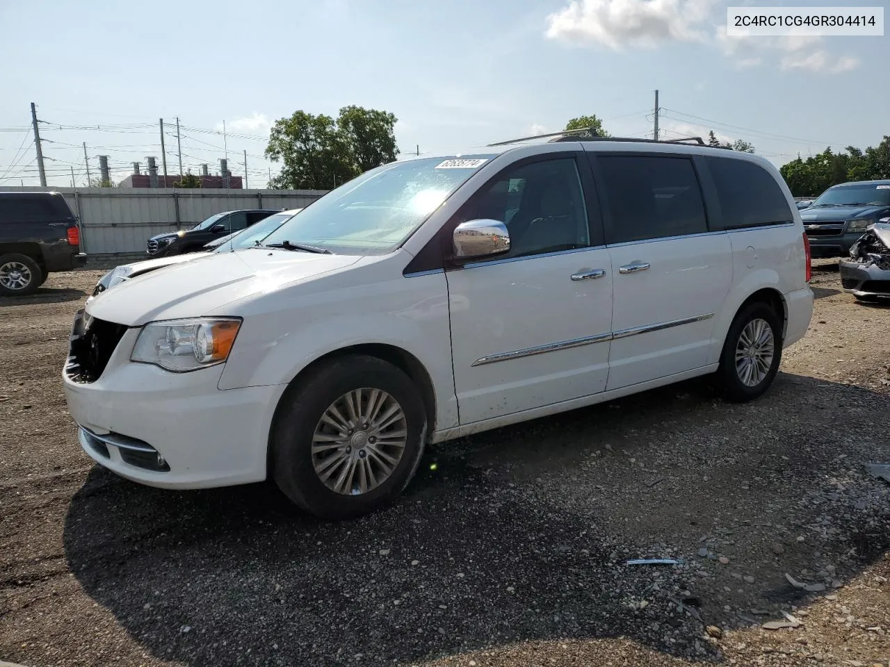 2016 Chrysler Town & Country Touring L VIN: 2C4RC1CG4GR304414 Lot: 62635774