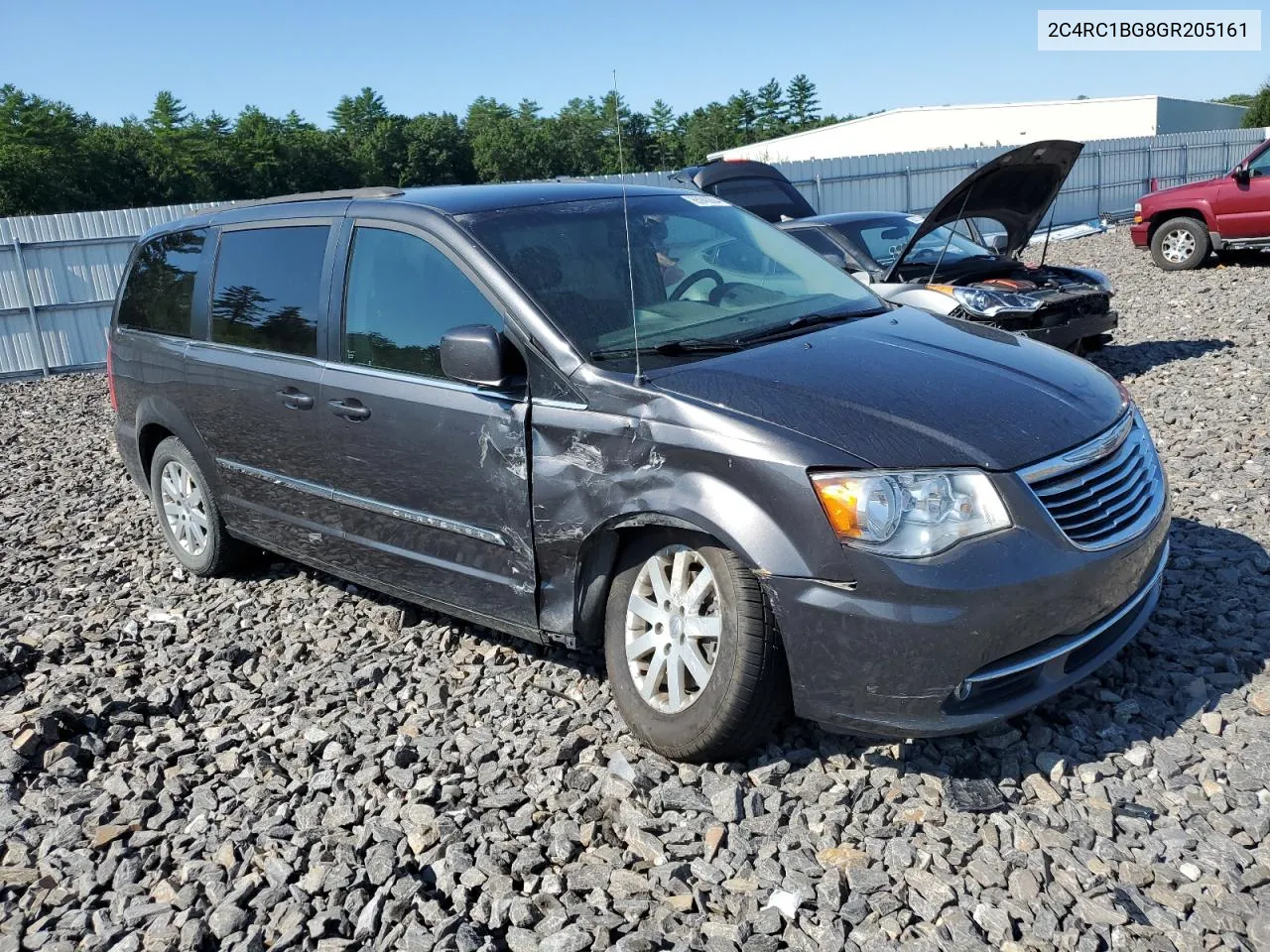 2016 Chrysler Town & Country Touring VIN: 2C4RC1BG8GR205161 Lot: 65943004