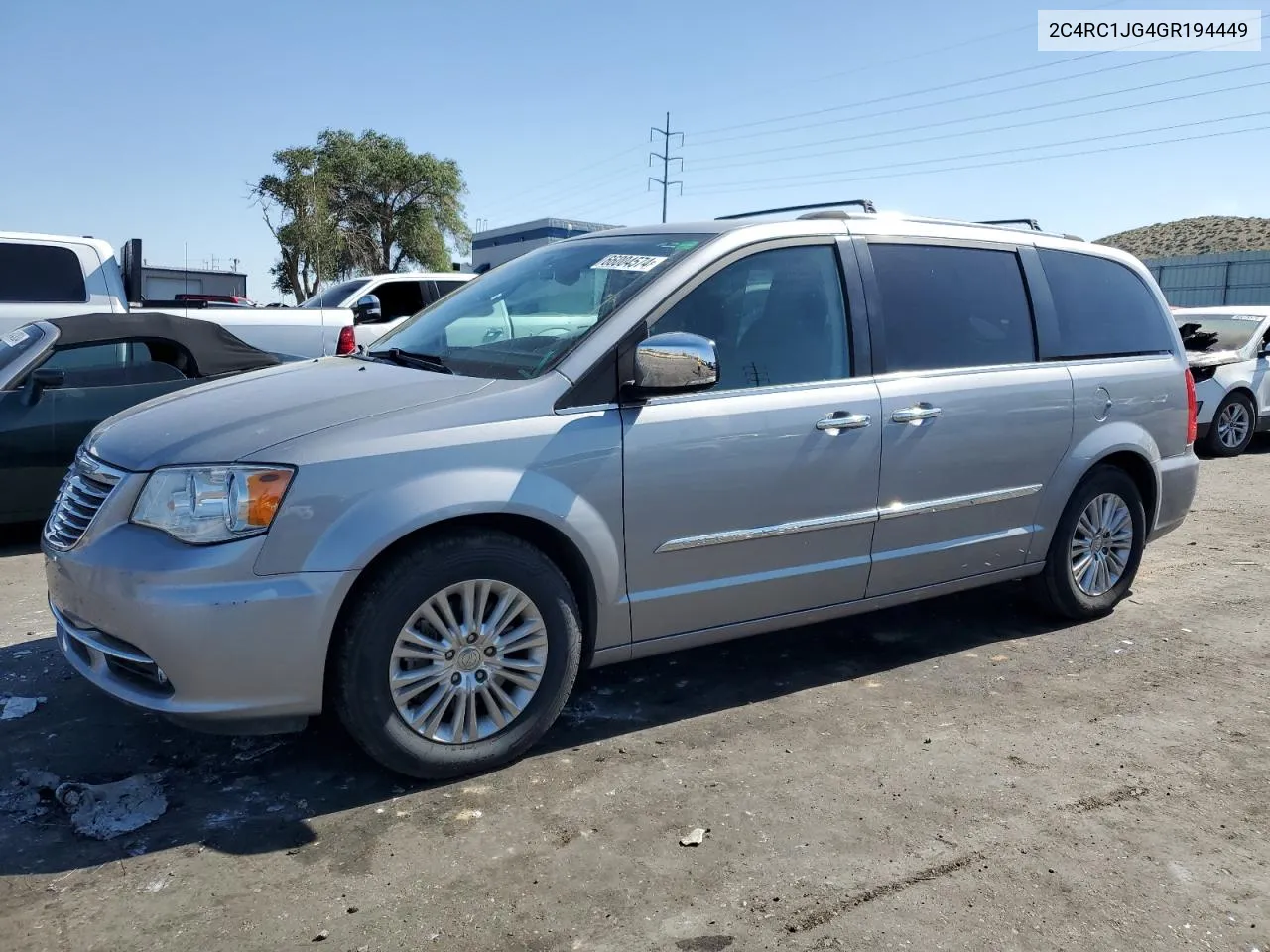 2016 Chrysler Town & Country Limited VIN: 2C4RC1JG4GR194449 Lot: 66004574