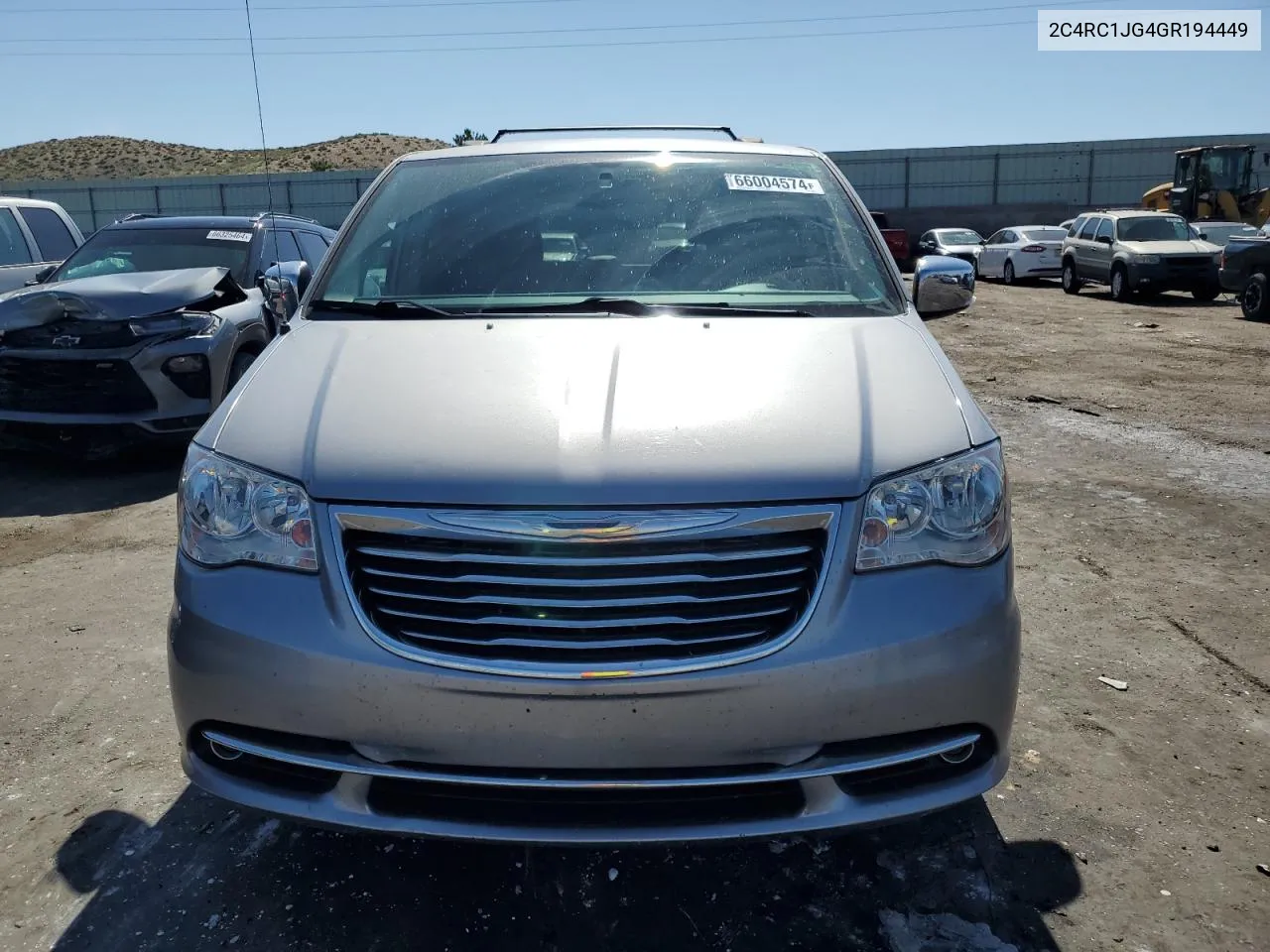 2016 Chrysler Town & Country Limited VIN: 2C4RC1JG4GR194449 Lot: 66004574