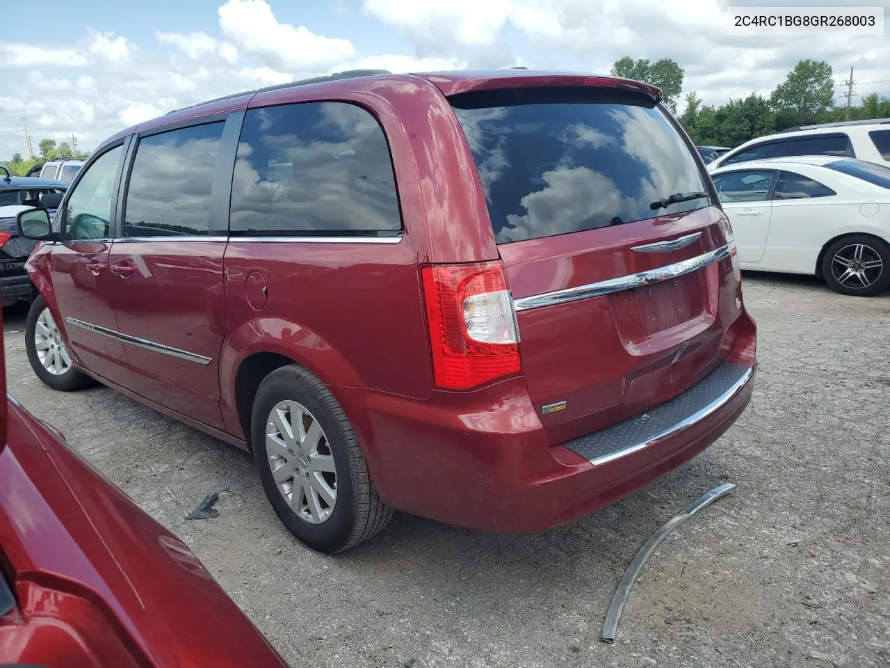 2C4RC1BG8GR268003 2016 Chrysler Town & Country Touring