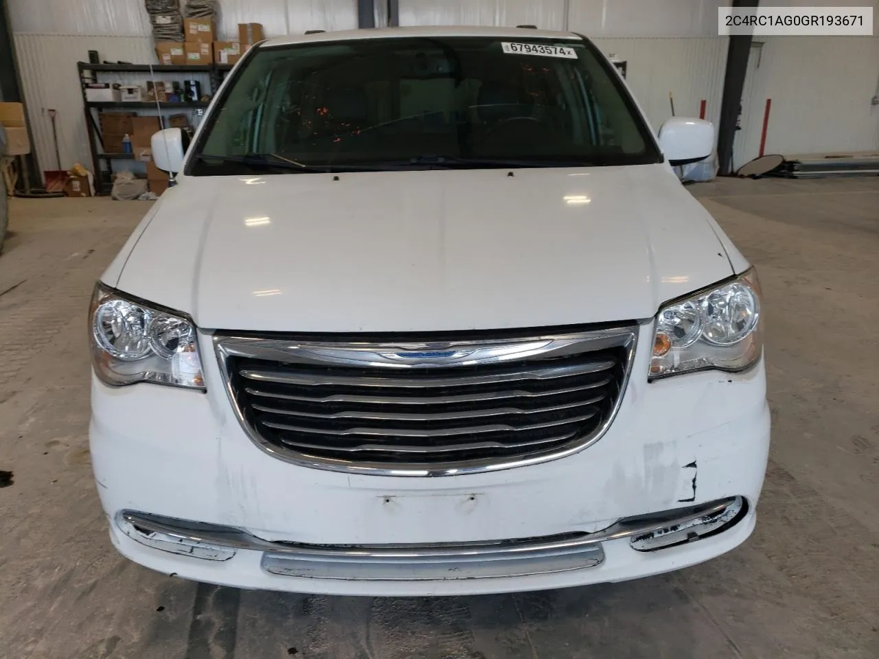 2016 Chrysler Town & Country Lx VIN: 2C4RC1AG0GR193671 Lot: 67943574