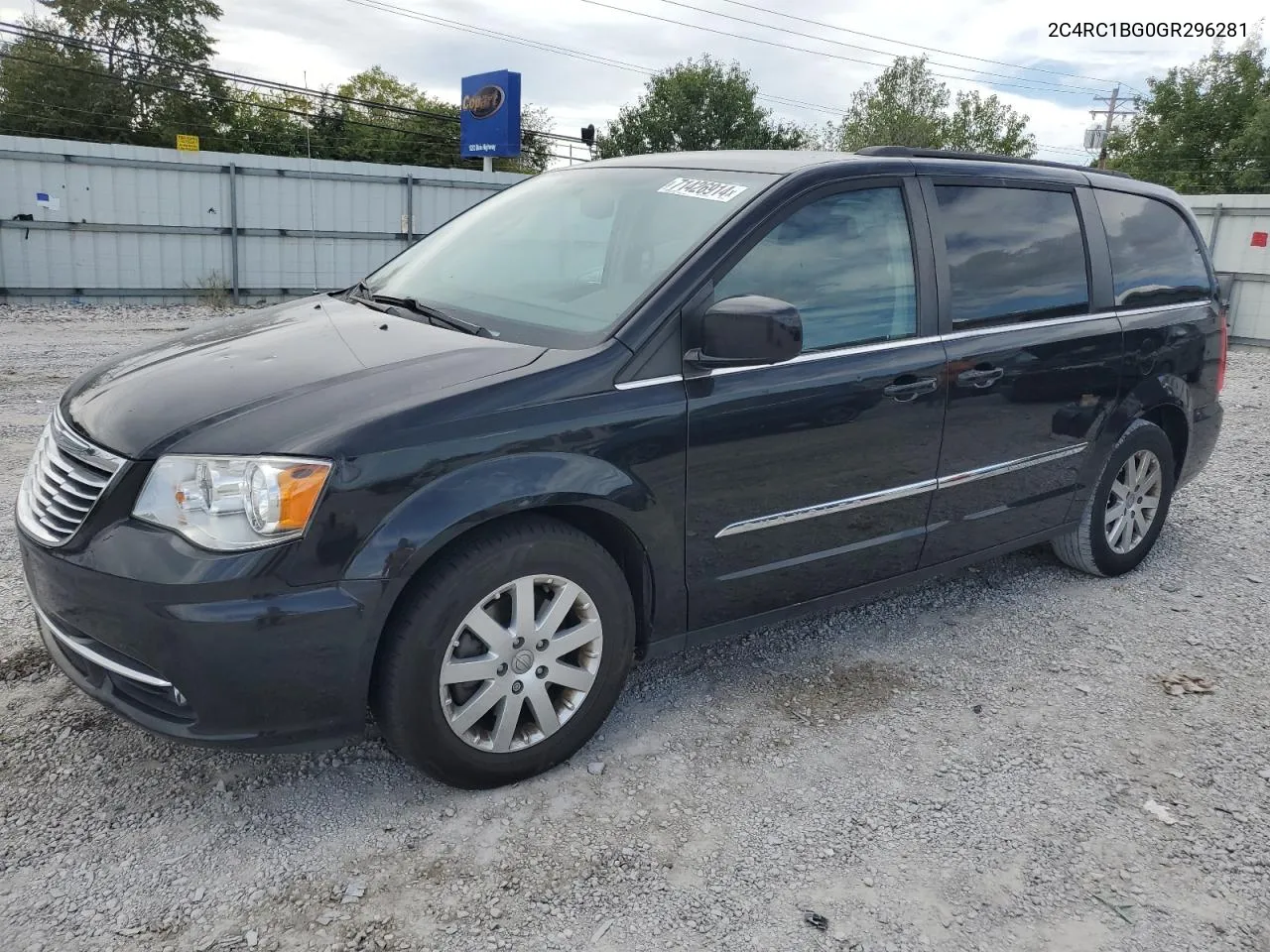 2C4RC1BG0GR296281 2016 Chrysler Town & Country Touring