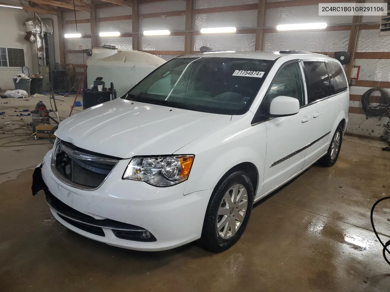 2C4RC1BG1GR291106 2016 Chrysler Town & Country Touring