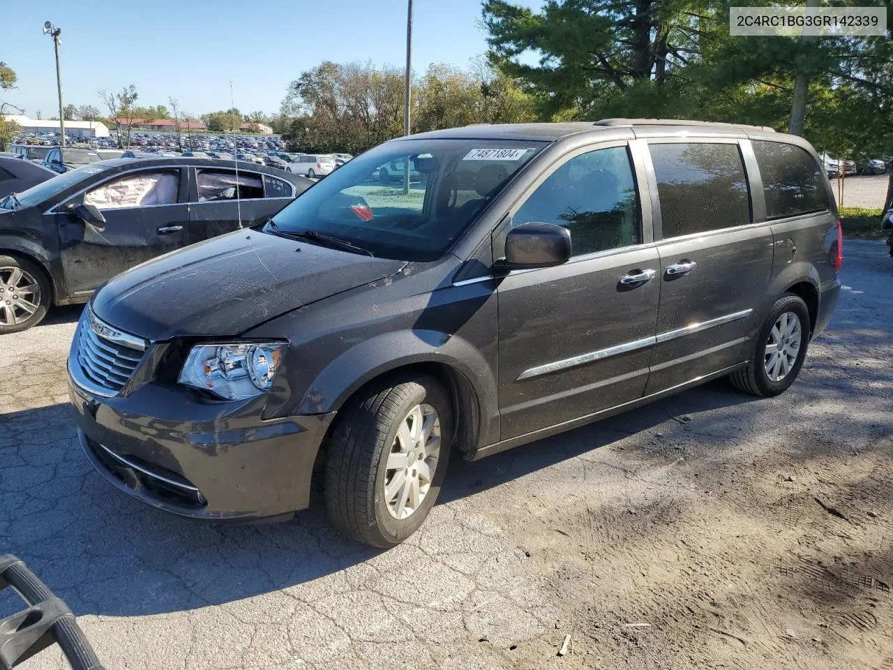 2016 Chrysler Town & Country Touring VIN: 2C4RC1BG3GR142339 Lot: 74871804