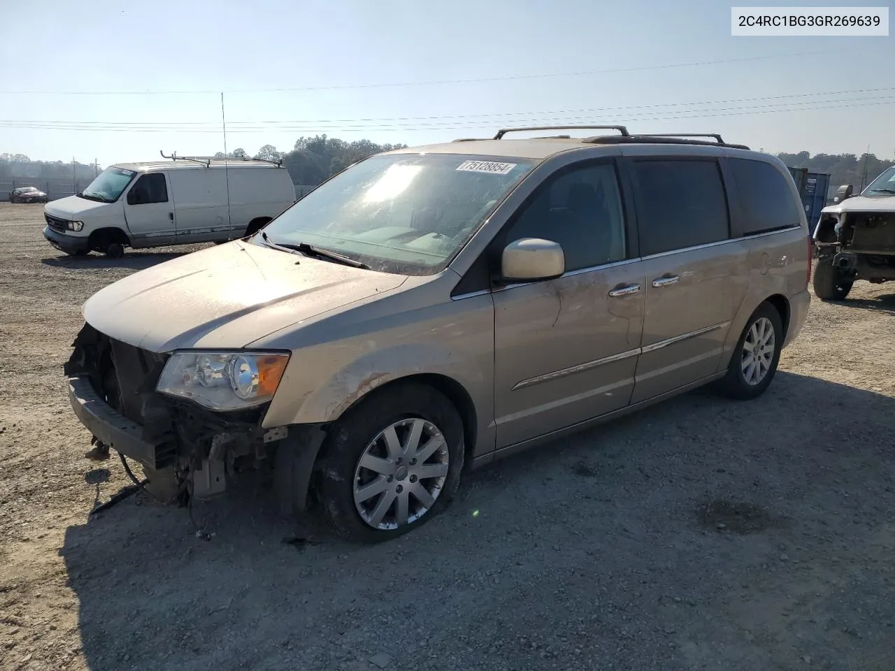 2016 Chrysler Town & Country Touring VIN: 2C4RC1BG3GR269639 Lot: 75128854