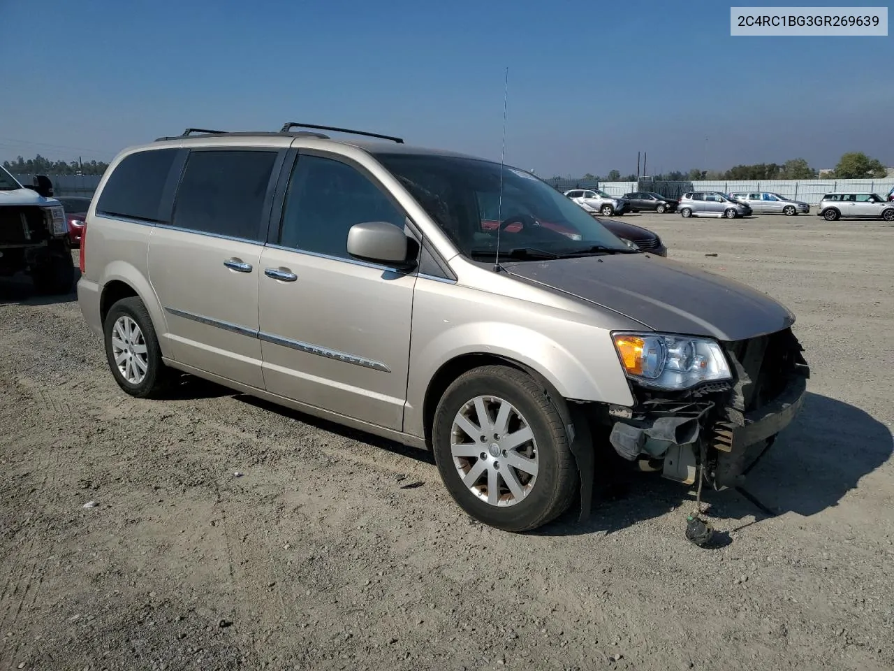 2016 Chrysler Town & Country Touring VIN: 2C4RC1BG3GR269639 Lot: 75128854