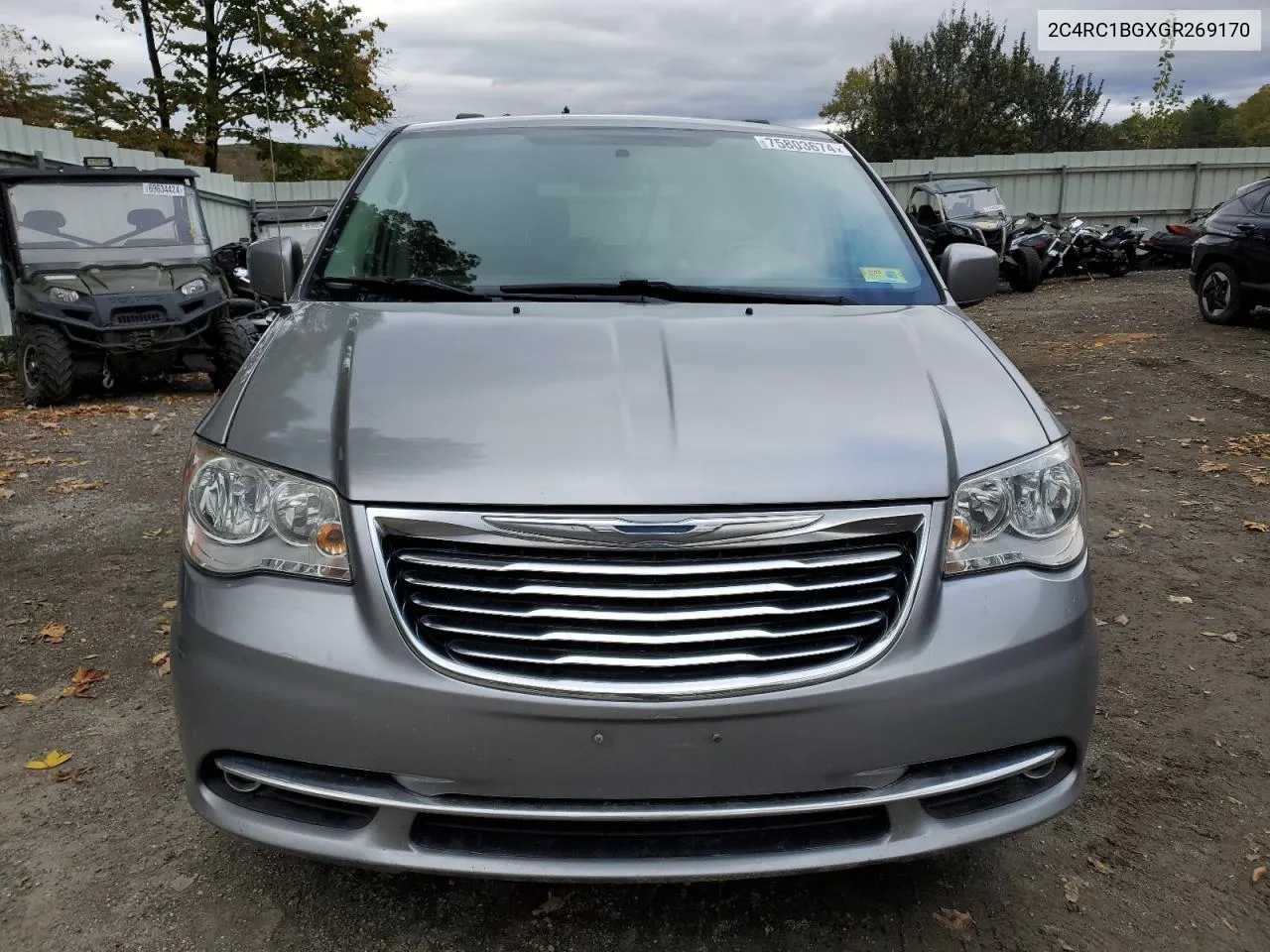 2016 Chrysler Town & Country Touring VIN: 2C4RC1BGXGR269170 Lot: 75803674