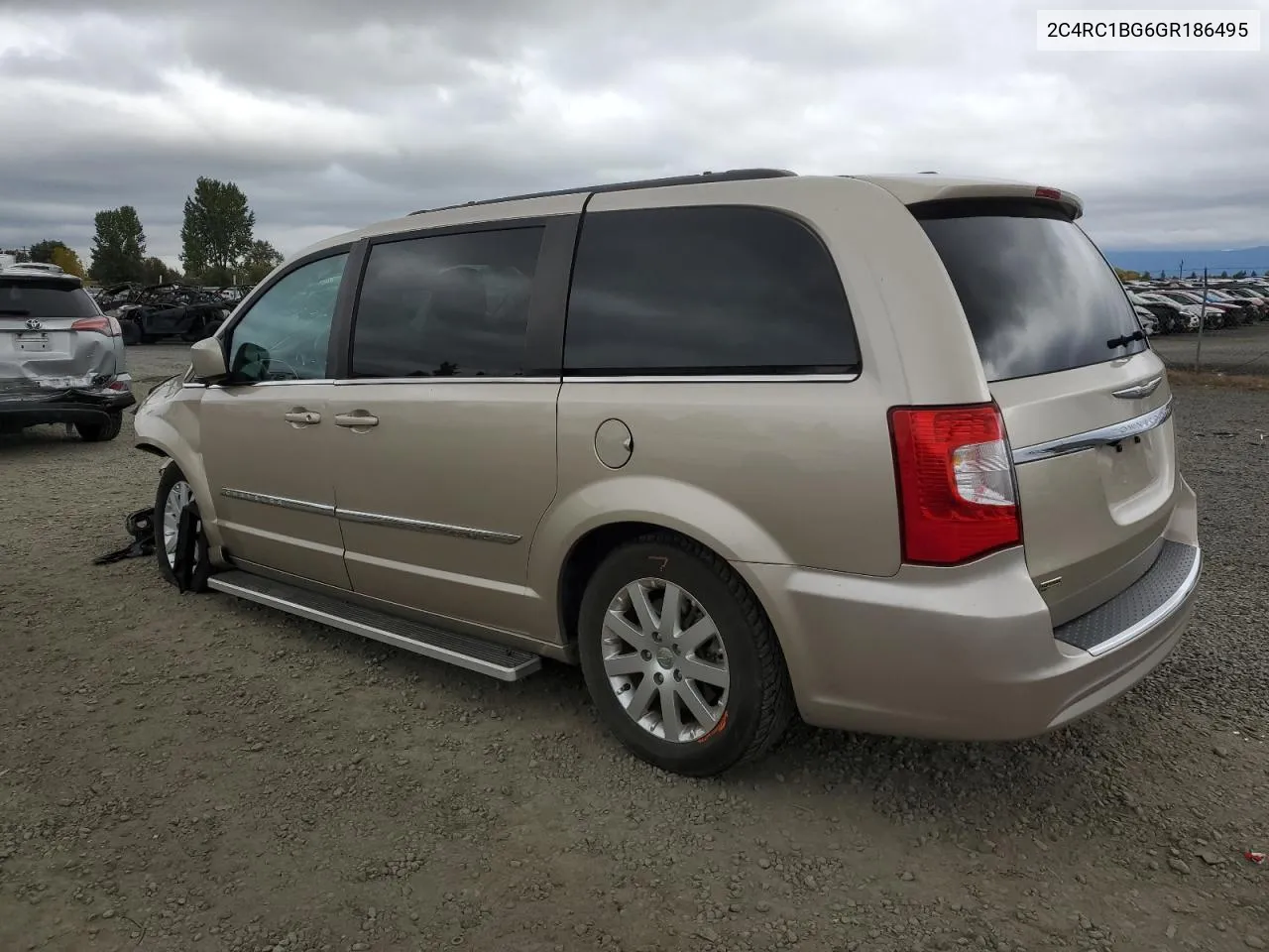 2C4RC1BG6GR186495 2016 Chrysler Town & Country Touring