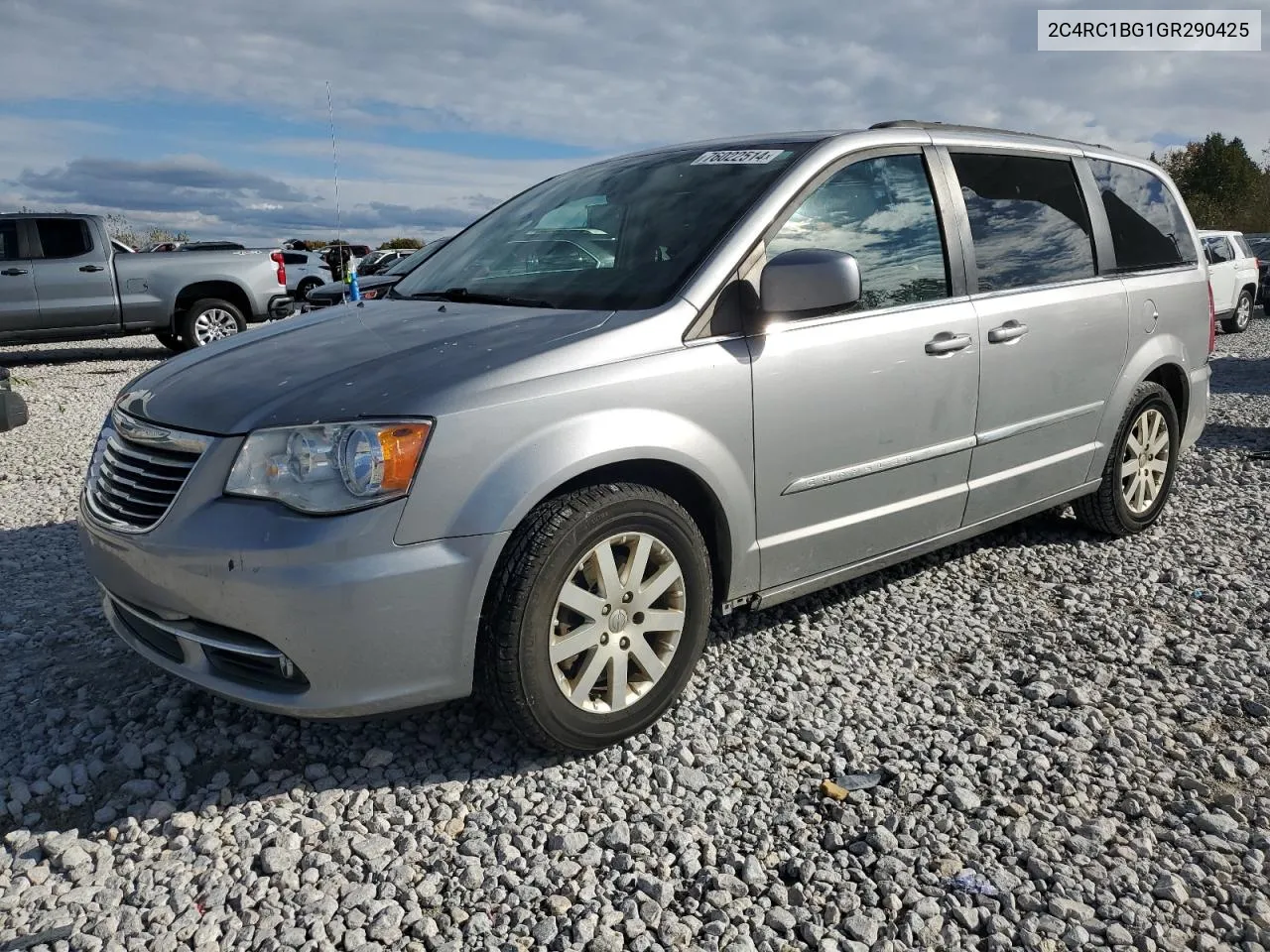 2016 Chrysler Town & Country Touring VIN: 2C4RC1BG1GR290425 Lot: 76022514