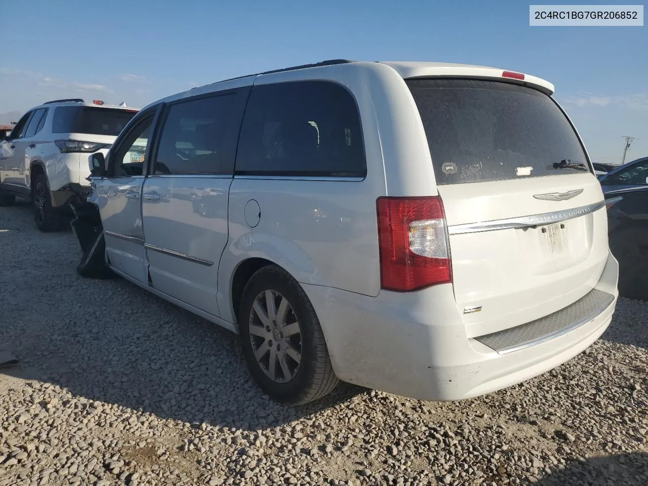 2016 Chrysler Town & Country Touring VIN: 2C4RC1BG7GR206852 Lot: 76077904