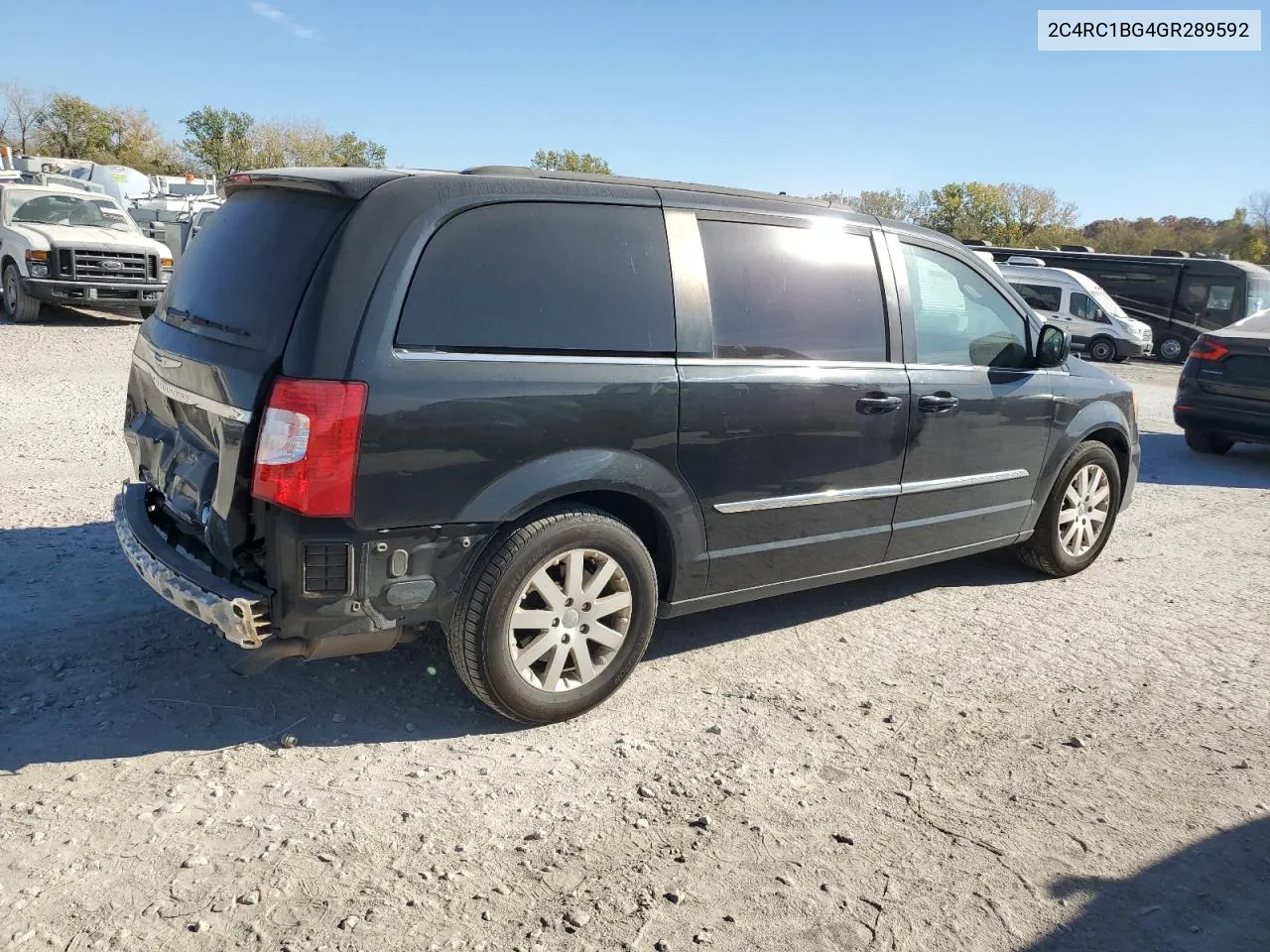 2016 Chrysler Town & Country Touring VIN: 2C4RC1BG4GR289592 Lot: 76338264