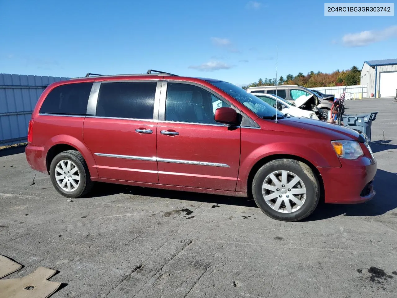 2016 Chrysler Town & Country Touring VIN: 2C4RC1BG3GR303742 Lot: 76551794