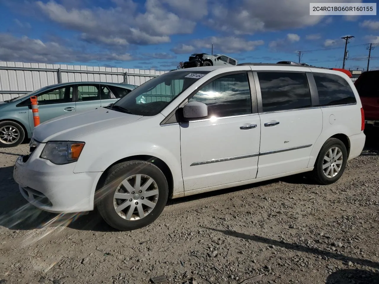 2016 Chrysler Town & Country Touring VIN: 2C4RC1BG6GR160155 Lot: 76591464