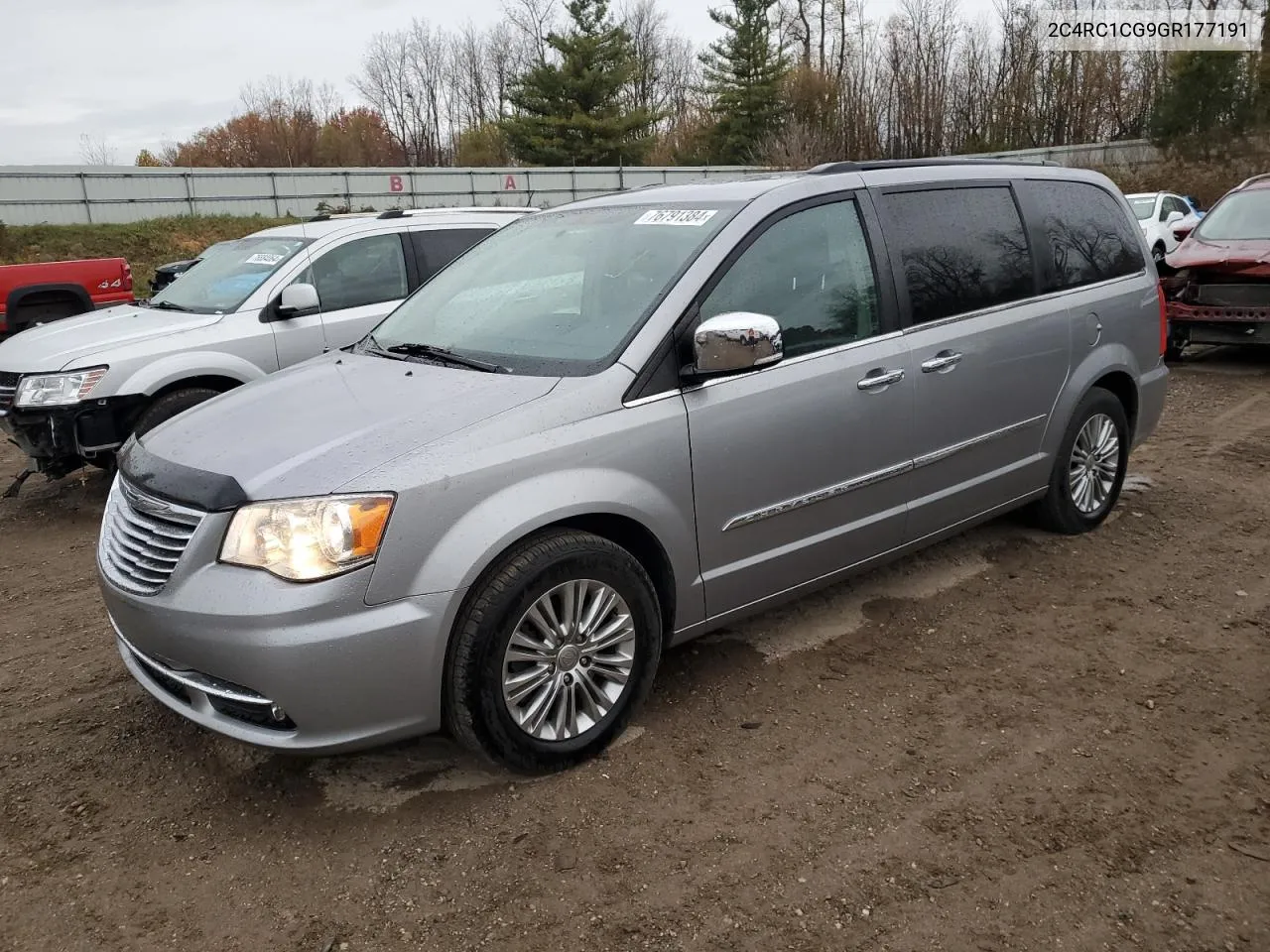 2016 Chrysler Town & Country Touring L VIN: 2C4RC1CG9GR177191 Lot: 76791384