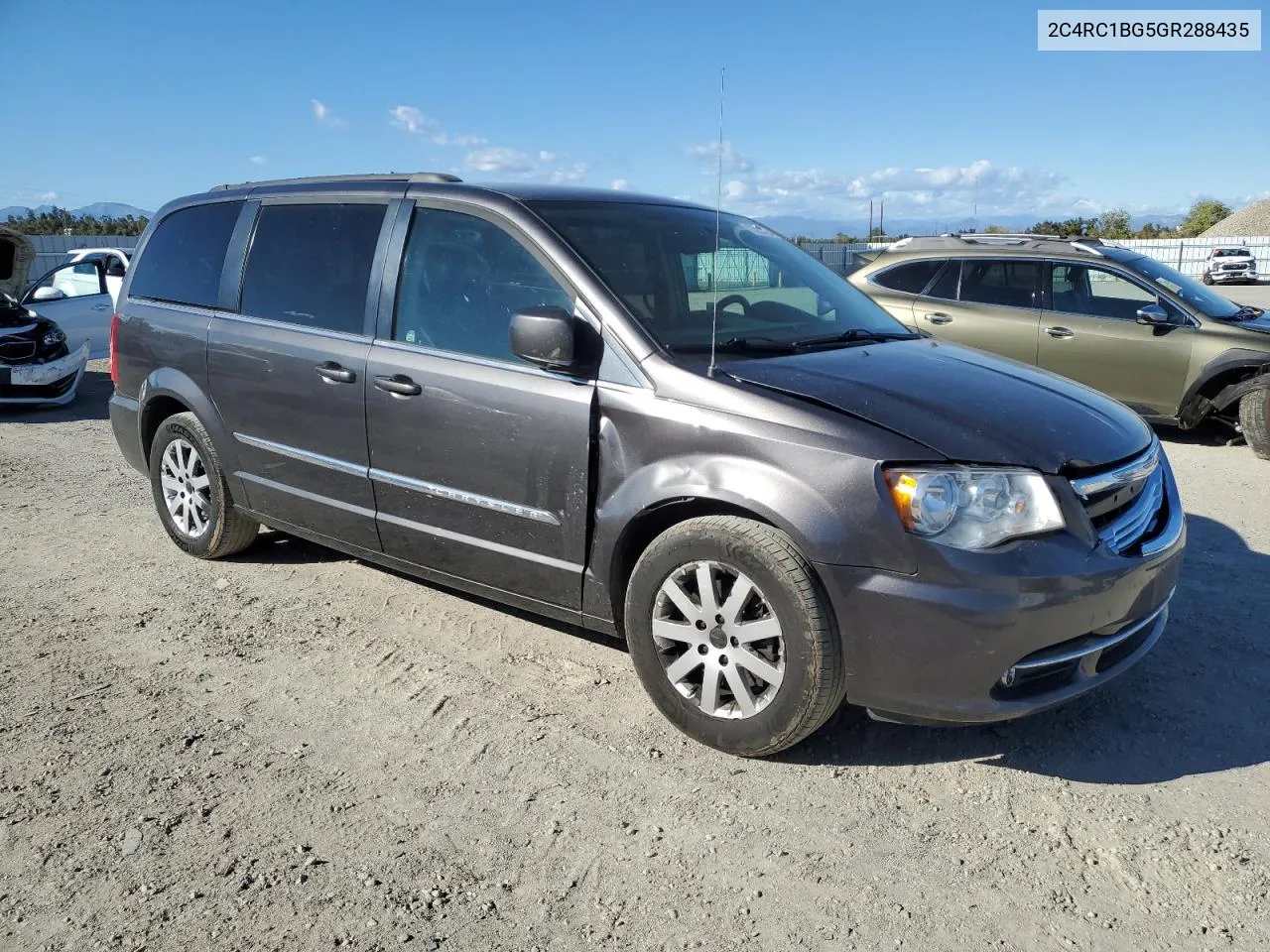 2016 Chrysler Town & Country Touring VIN: 2C4RC1BG5GR288435 Lot: 76831374