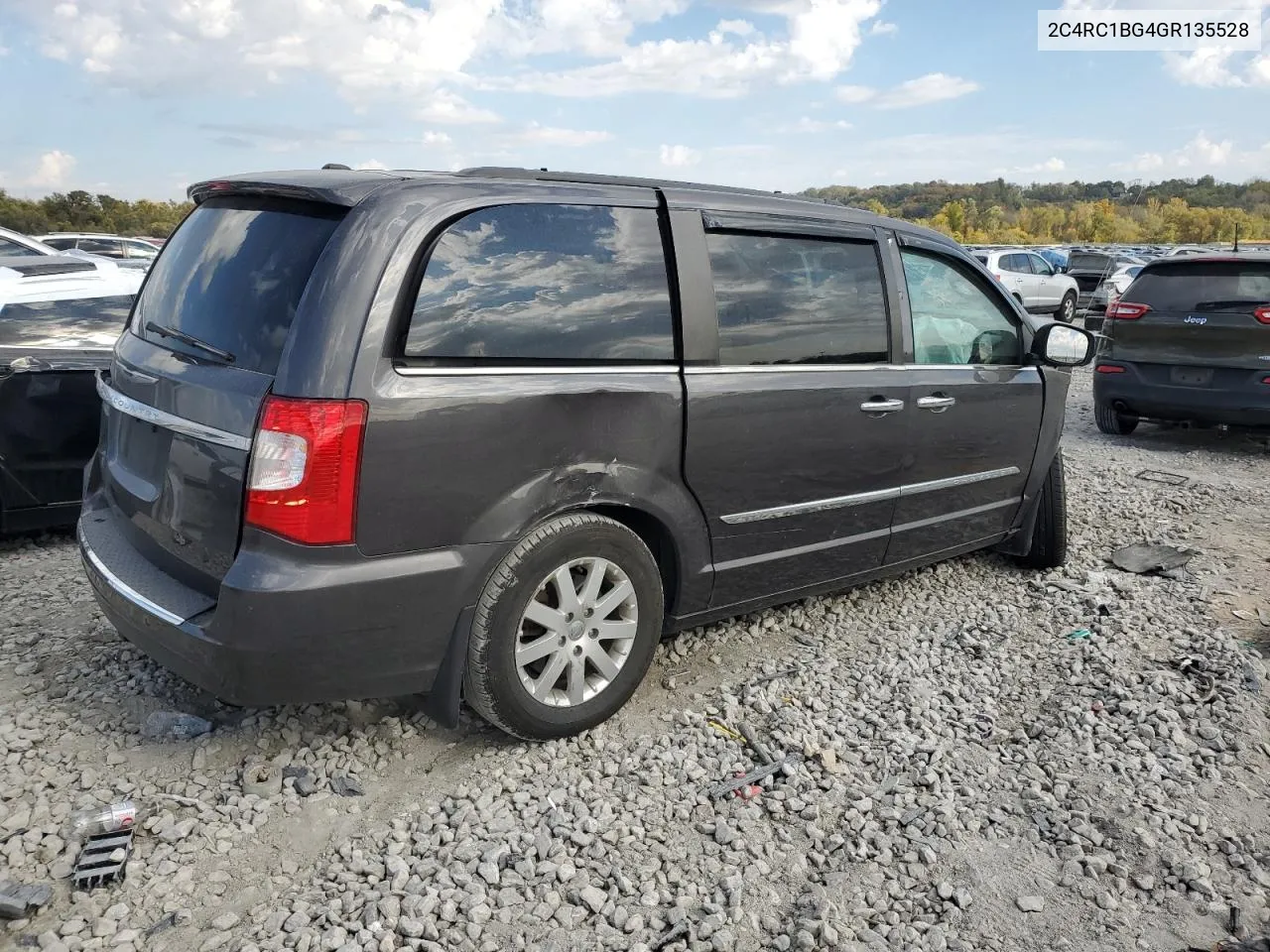 2016 Chrysler Town & Country Touring VIN: 2C4RC1BG4GR135528 Lot: 76893334