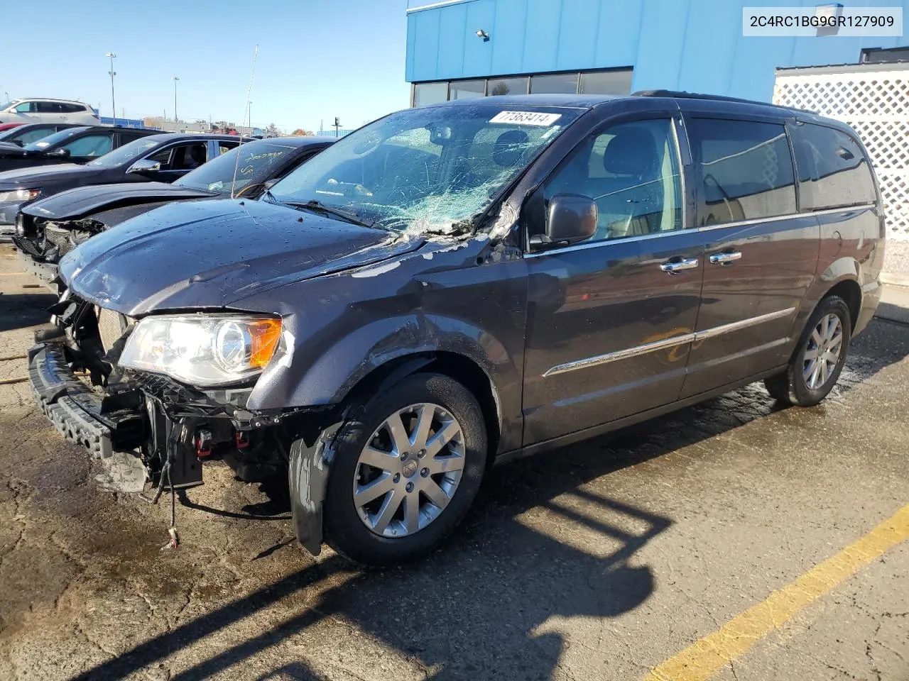 2016 Chrysler Town & Country Touring VIN: 2C4RC1BG9GR127909 Lot: 77363414