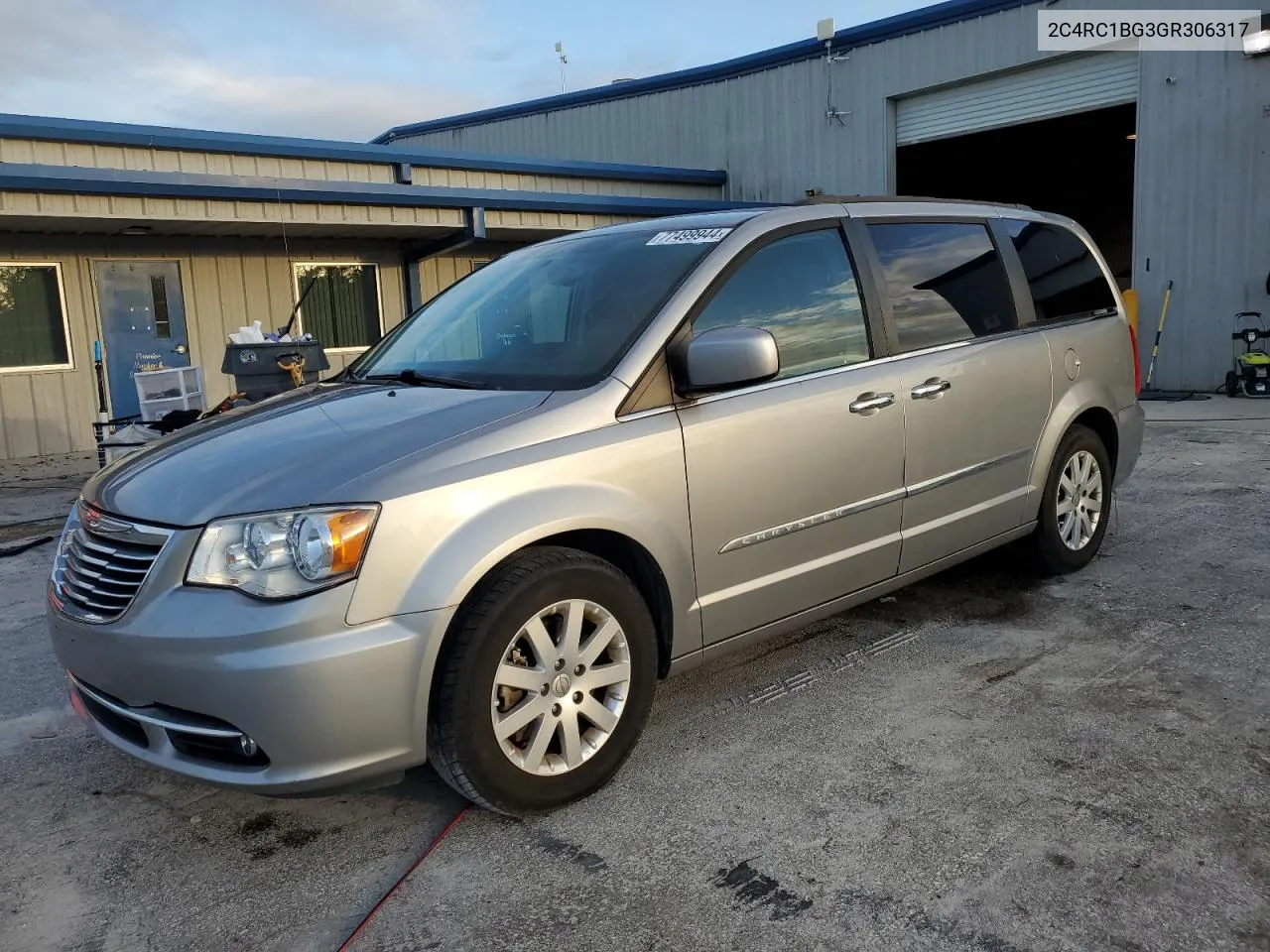 2016 Chrysler Town & Country Touring VIN: 2C4RC1BG3GR306317 Lot: 77499944