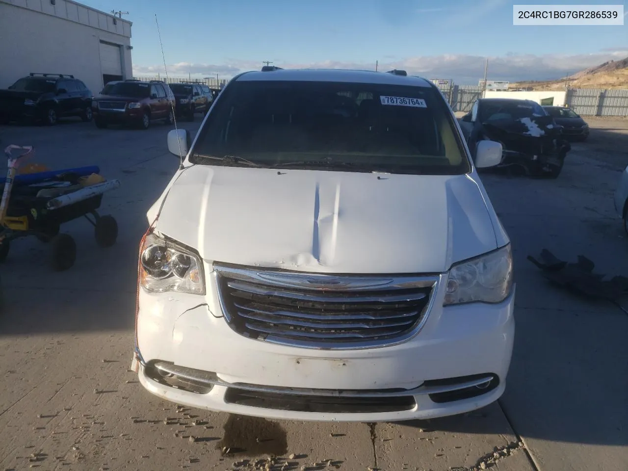 2016 Chrysler Town & Country Touring VIN: 2C4RC1BG7GR286539 Lot: 78736764