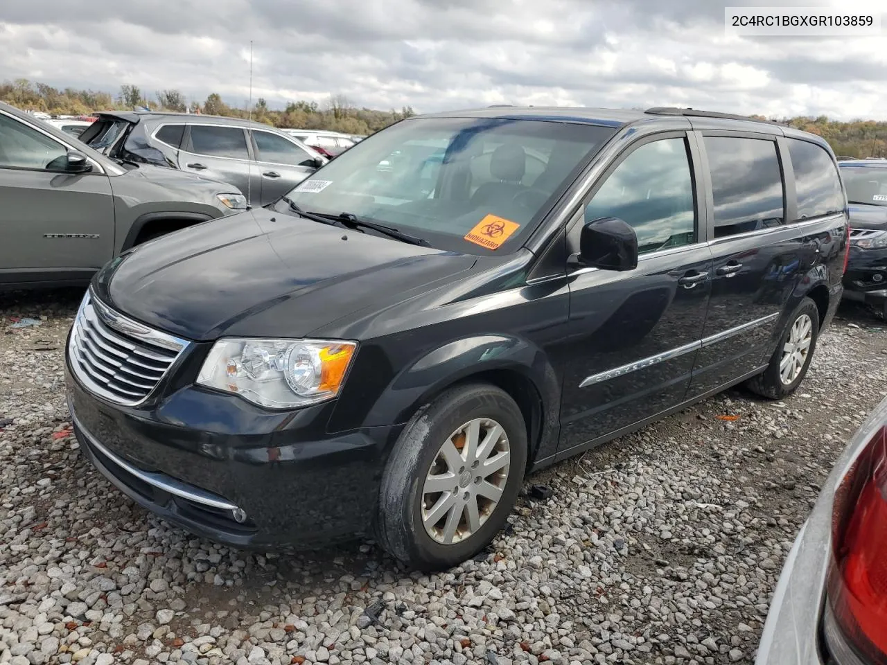 2016 Chrysler Town & Country Touring VIN: 2C4RC1BGXGR103859 Lot: 78806884