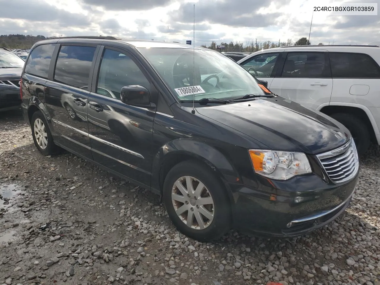 2016 Chrysler Town & Country Touring VIN: 2C4RC1BGXGR103859 Lot: 78806884