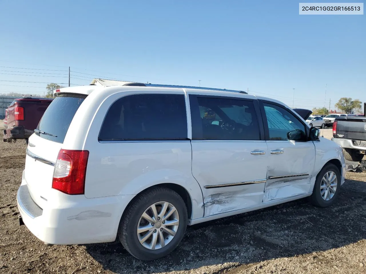 2016 Chrysler Town & Country Limited Platinum VIN: 2C4RC1GG2GR166513 Lot: 78981344