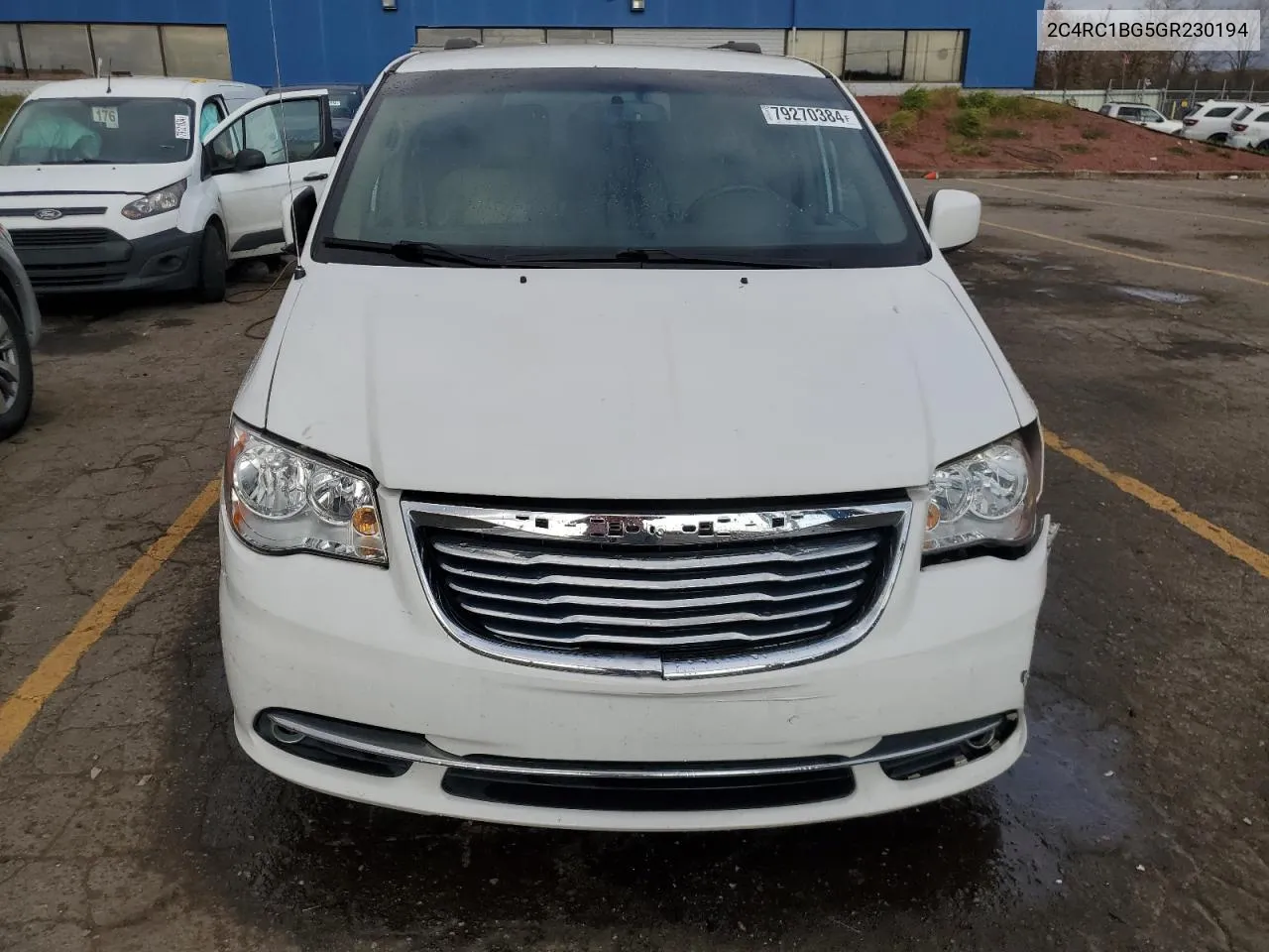 2016 Chrysler Town & Country Touring VIN: 2C4RC1BG5GR230194 Lot: 79270384