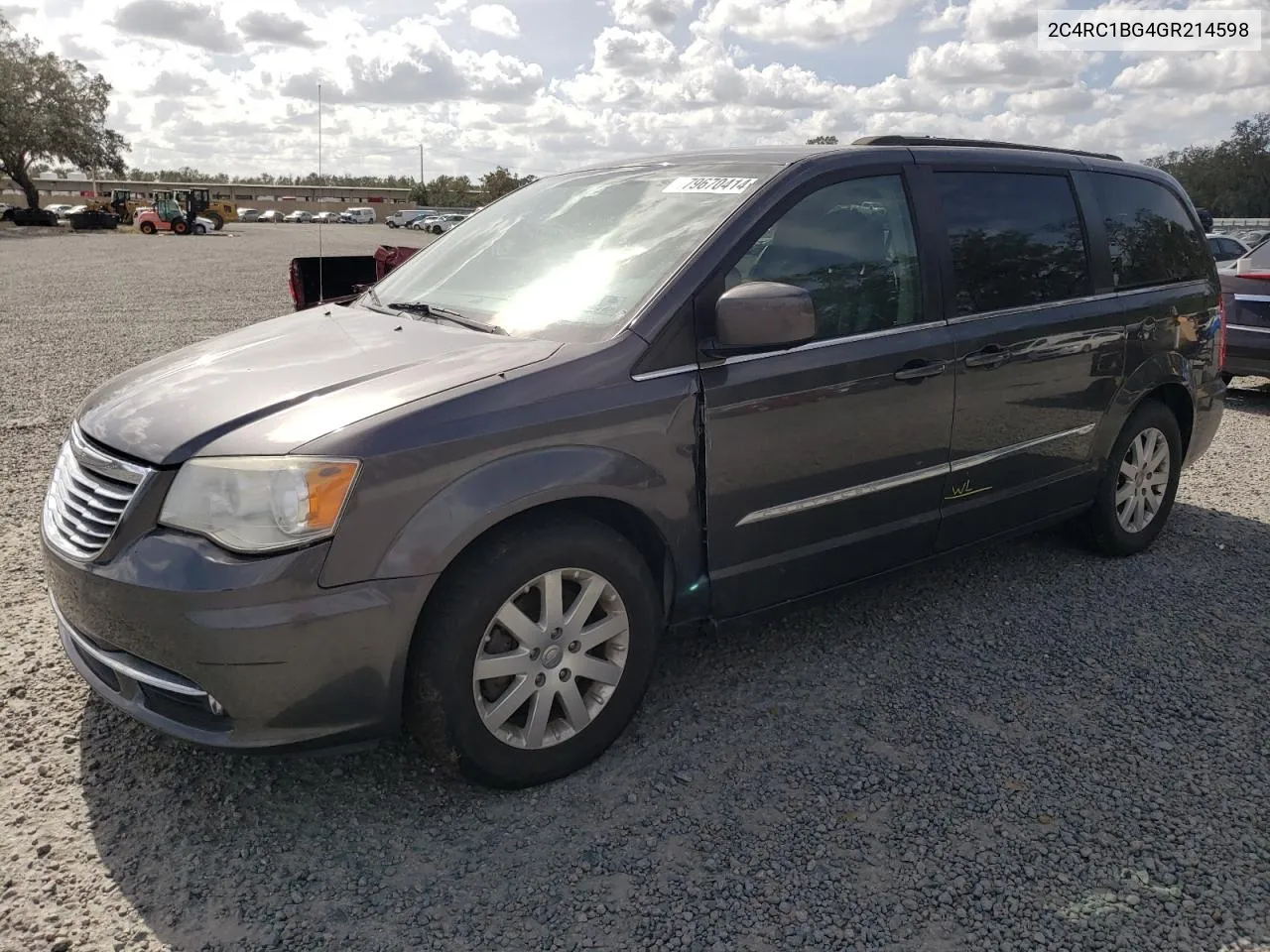 2016 Chrysler Town & Country Touring VIN: 2C4RC1BG4GR214598 Lot: 79670414