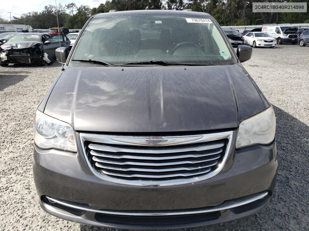 2016 Chrysler Town & Country Touring VIN: 2C4RC1BG4GR214598 Lot: 79670414