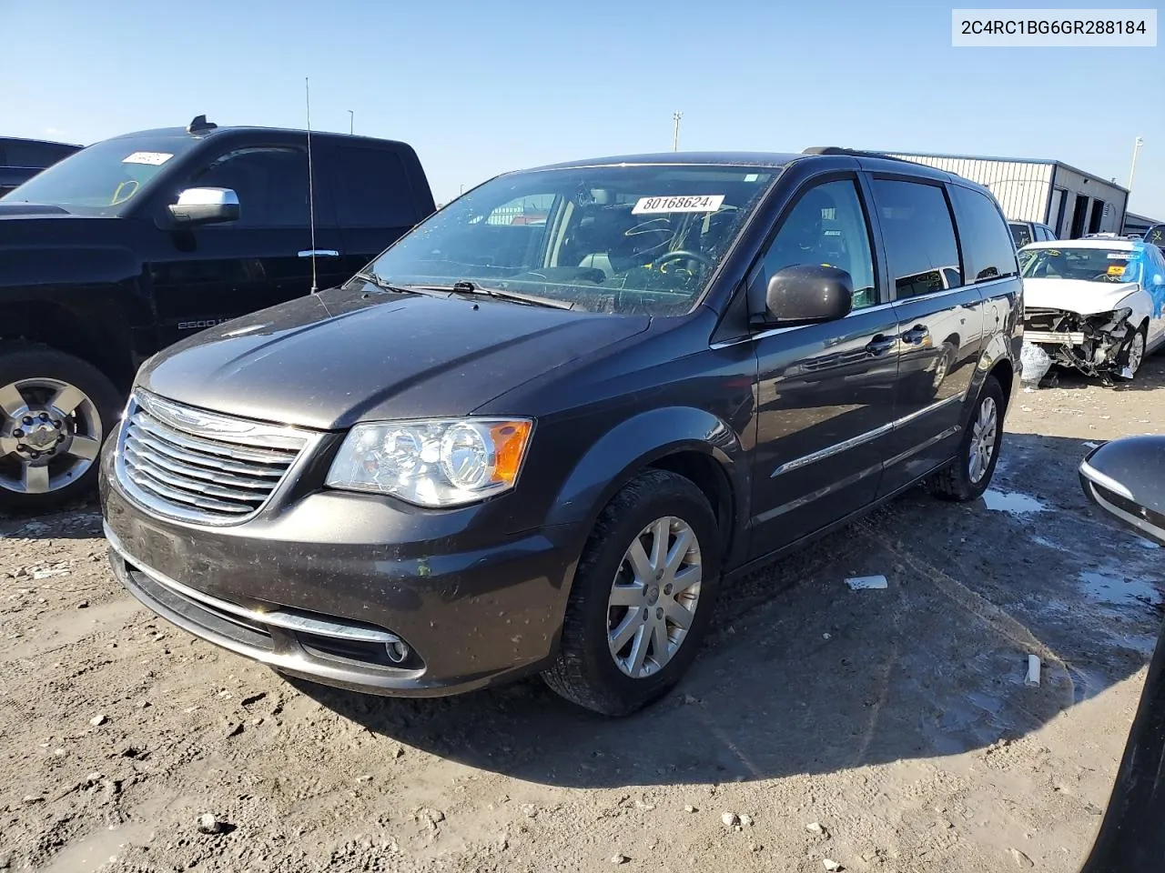 2016 Chrysler Town & Country Touring VIN: 2C4RC1BG6GR288184 Lot: 80168624