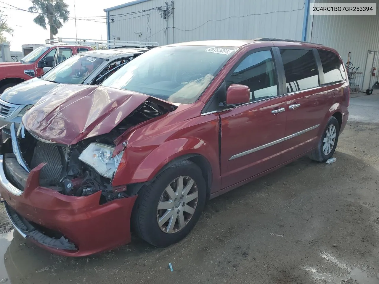 2016 Chrysler Town & Country Touring VIN: 2C4RC1BG7GR253394 Lot: 80193004